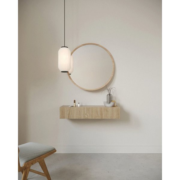 Selsey Konsolentisch NOLIE, hängend mit Schublade und geriffelter Front, 90 cm