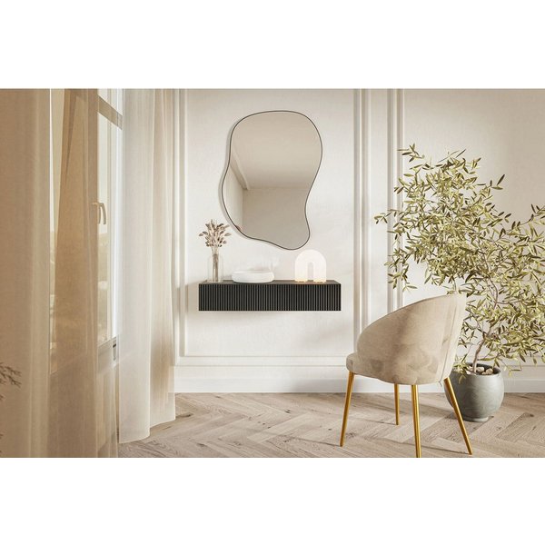 Selsey Konsolentisch VELDIO, hängend, mit gefräster Front und Schublade, 90 cm
