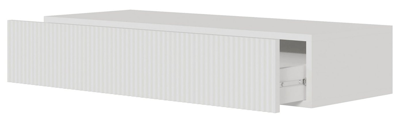 Selsey Konsolentisch VELDIO, hängend, mit gefräster Front und Schublade, 90 cm – Bild 3 von 5