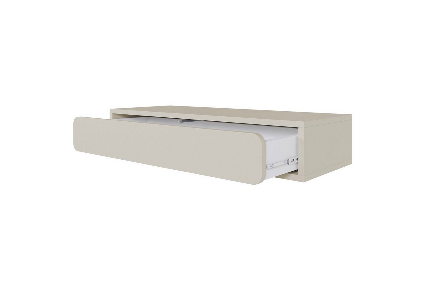 Selsey Konsolentisch WUWU, Hängekonsole mit Schublade, Greige, 90 cm – Bild 3 von 5