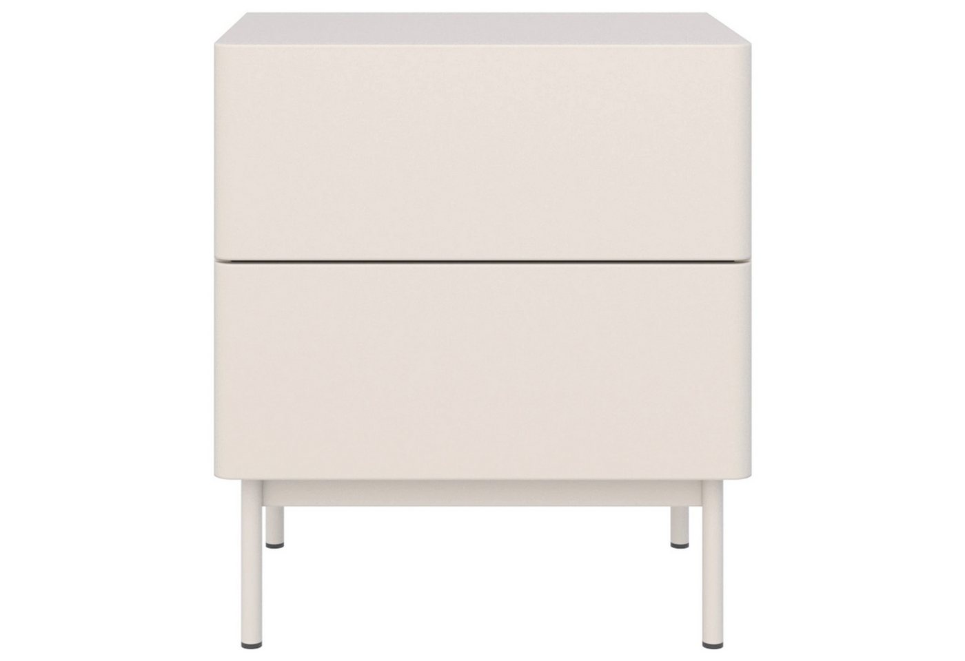 Selsey Nachttisch OLIO, Nachttisch mit 2 Schubladen, 50 cm, Farbe Kaschmir – Bild 5 von 5