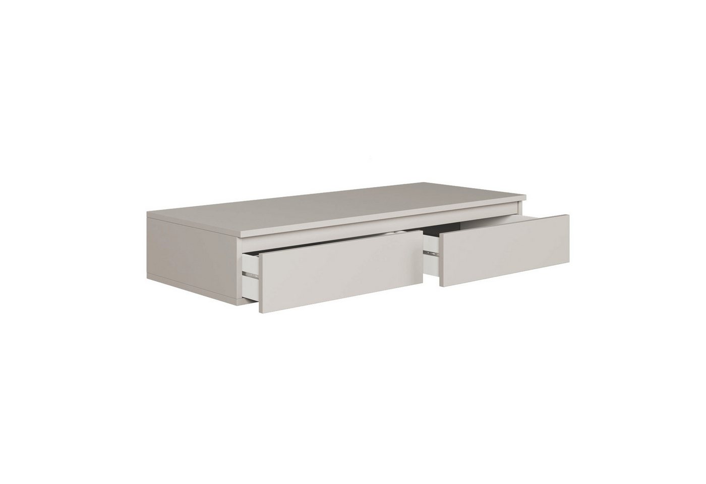 Selsey Schminktisch BEMMI, Hängeschreibtisch Schminktisch mit 2 Schubladen 120 cm breit – Bild 3 von 5