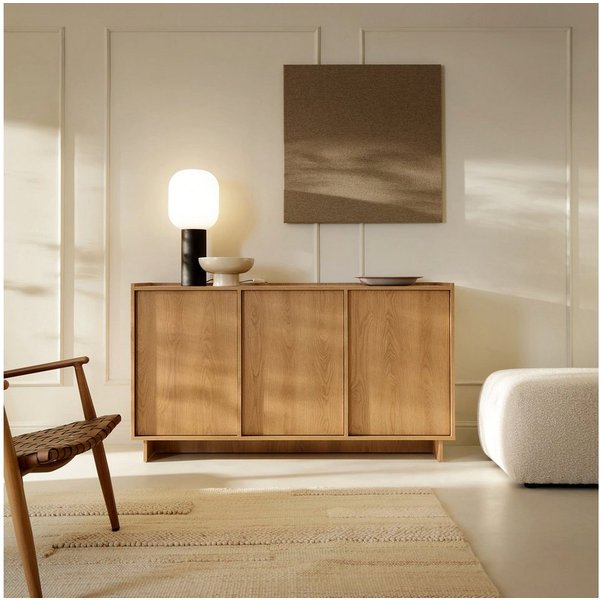 Selsey Sideboard Yasumi, 3 Türen, Breite 147 cm, grifflose Fronten