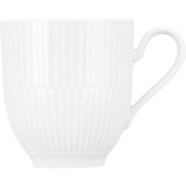 Seltmann Weiden Becher Amina, 1-tlg., Porzellan, Kaffeebecher, Tasse, mit Relief