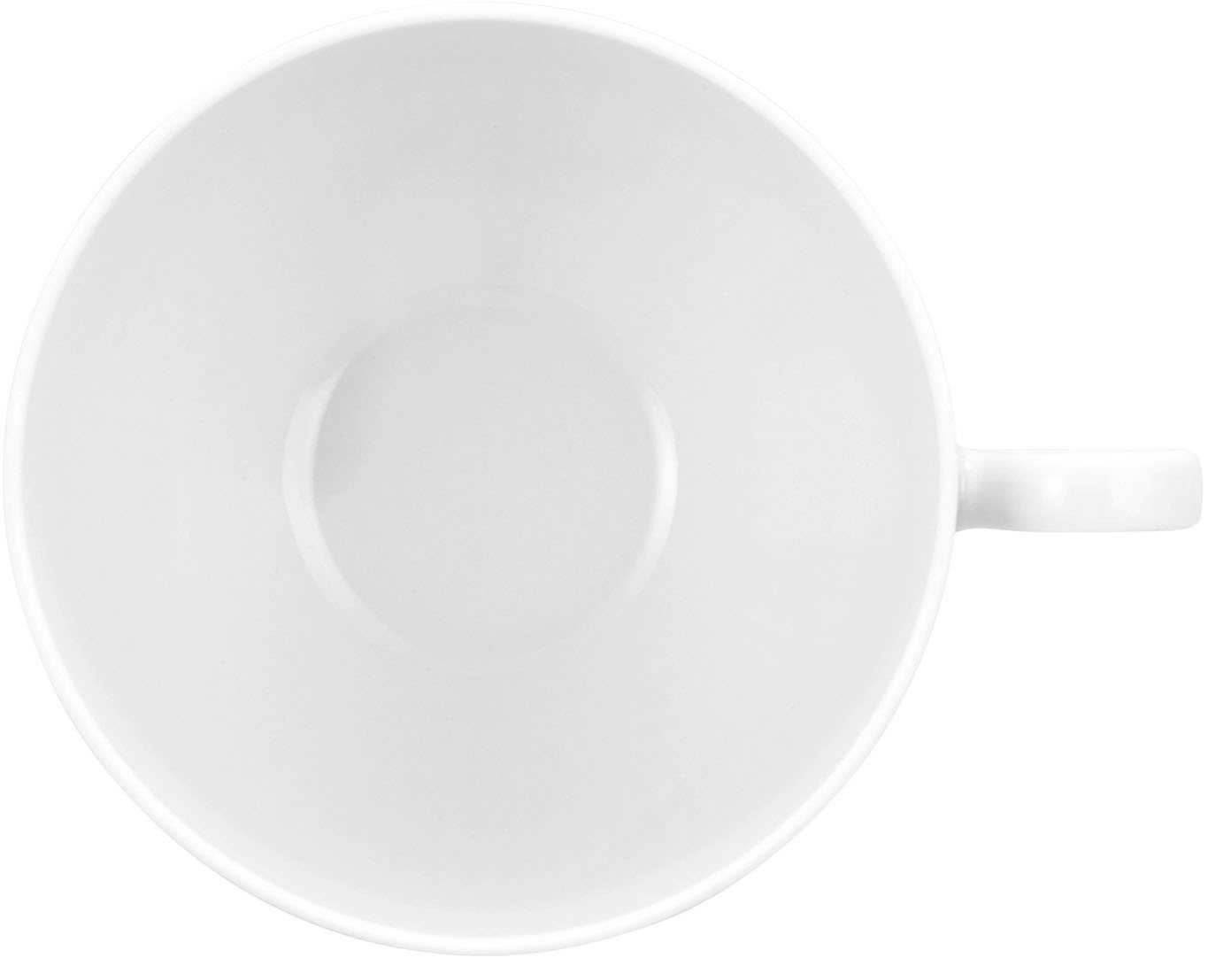 Seltmann Weiden Cappuccinotasse Amina, 1-tlg., Porzellan, Cappucinotasse aus Porzellan mit Relief – Bild 4 von 5