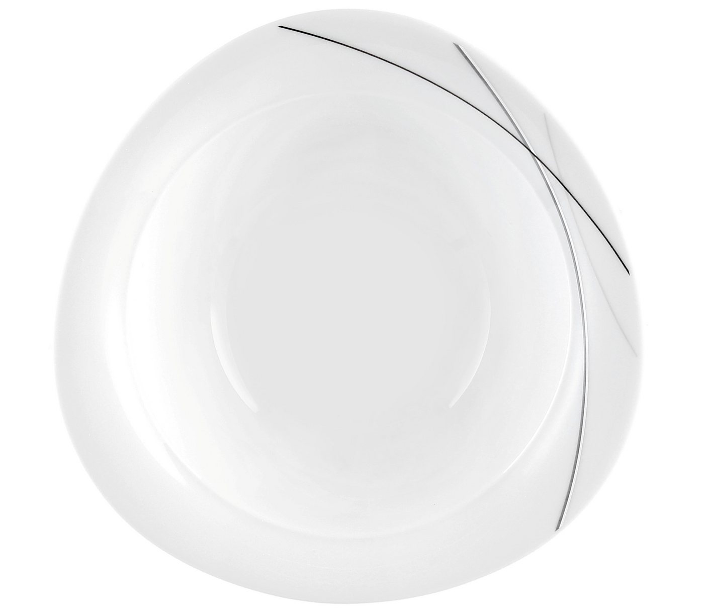 Seltmann Weiden Frühstücks-Geschirrset Service, Trio Highline (Teller, Schale, Kaffeebecher) (18-tlg), 6 Personen, Porzellan, Teller, Becher, Schalen, Made in G – Bild 5 von 5