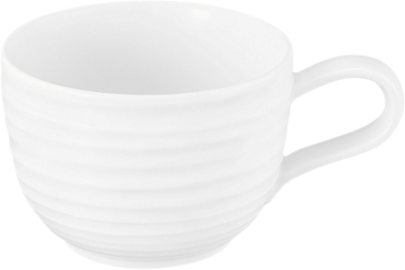 Seltmann Weiden Kaffeeservice Geschirr-Set, Service Terra (18-tlg), 6 Personen, Porzellan, Tassen, Teller, Untertassen, Made in Germany, 18 Teile, für 6 Persone – Bild 4 von 5
