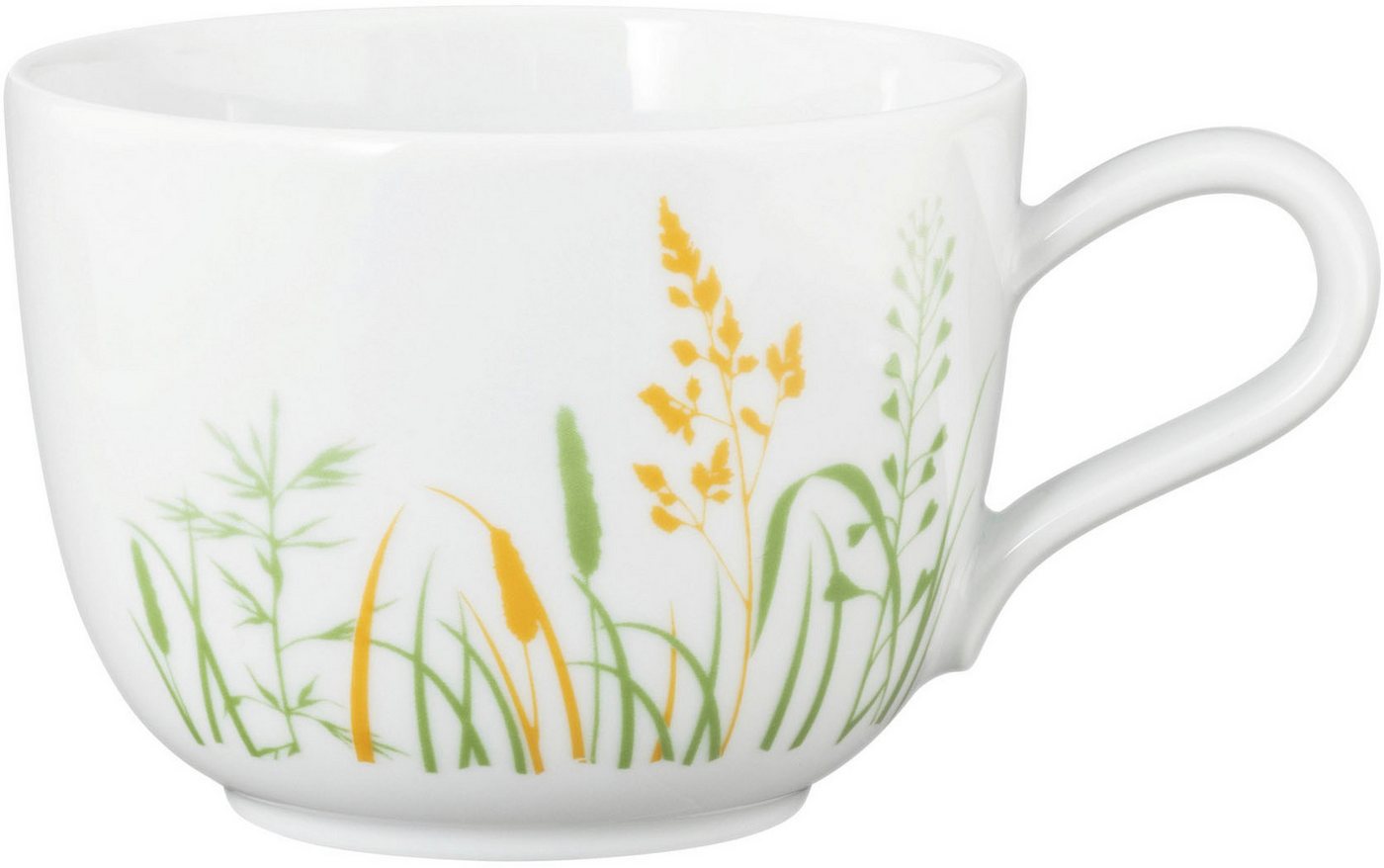 Seltmann Weiden Kaffeeservice Geschirr-Set, 18 Teile, Liberty Meadow Grasses (18-tlg), 6 Personen, Porzellan, Tassen, Untertassen, Teller, Made in Germany, 18 T – Bild 3 von 5