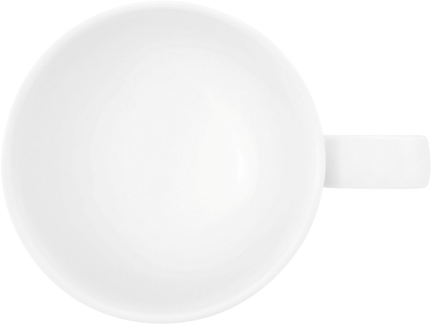 Seltmann Weiden Kaffeeservice Geschirr-Set, Service Liberty (18-tlg), 6 Personen, Porzellan, Teller Set, Tassen, weiß, Made in Germany, 18 Teile, für 6 Personen – Bild 4 von 5