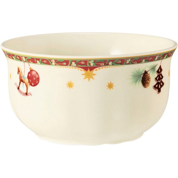 Seltmann Weiden Müslischale Marieluise - Weihnachtsnostalgie, Porzellan, (1-tlg), Schale 15 cm