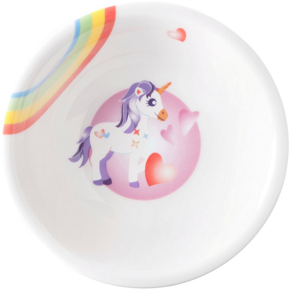 Seltmann Weiden Schüssel Compact - Mein kleines Einhorn, Porzellan, (1-tlg), Schale rund 16 cm – Bild 2 von 5