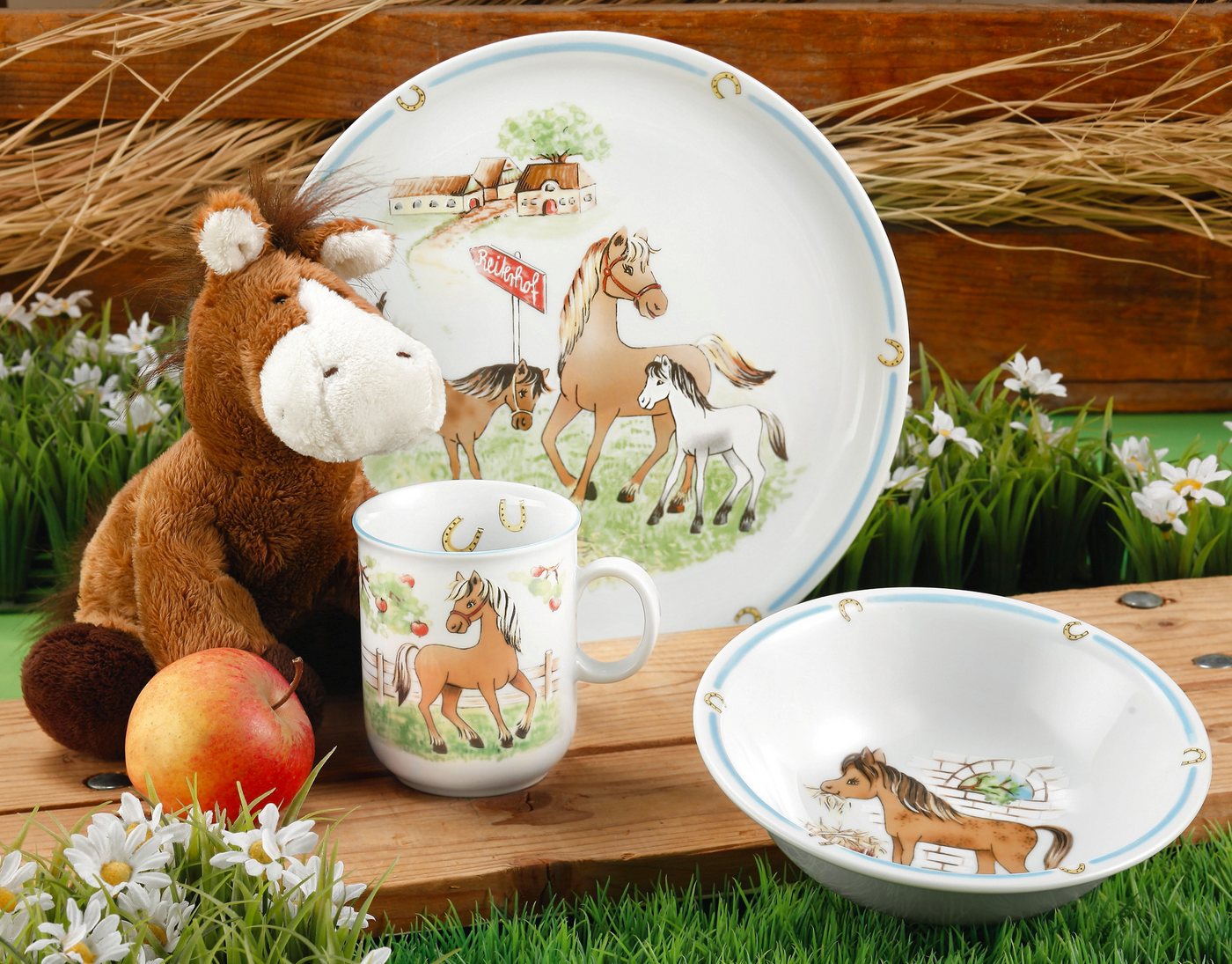 Seltmann Weiden Schüssel Compact - Mein Pony, Porzellan, (1-tlg), Schale rund 16 cm – Bild 5 von 5