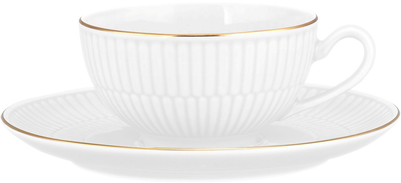 Seltmann Weiden Untertasse Amina, (1 St), Kombinierbare Untertasse für: Kaffeetasse, Teetasse 0,22 l, Becher – Bild 2 von 5