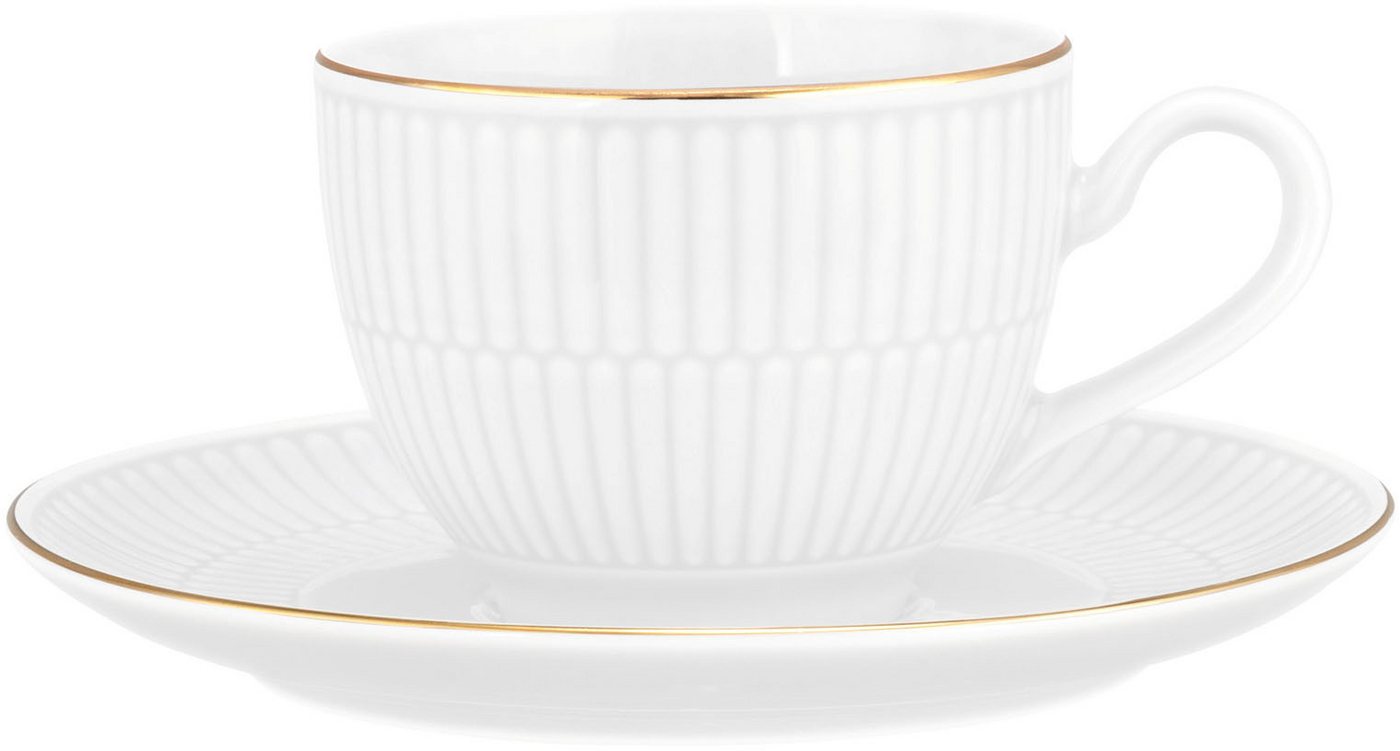 Seltmann Weiden Untertasse Amina, (1 St), Kombinierbare Untertasse für: Kaffeetasse, Teetasse 0,22 l, Becher – Bild 3 von 5