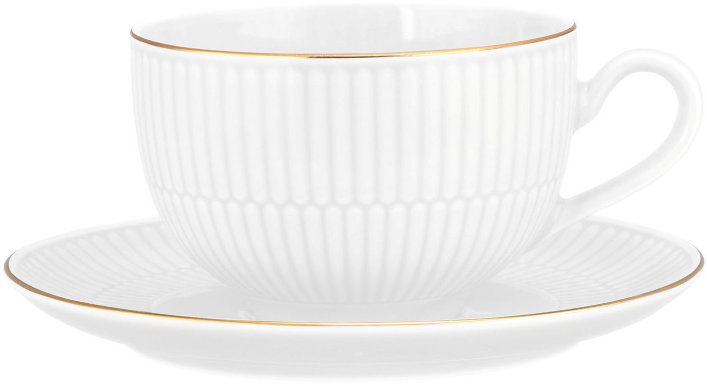 Seltmann Weiden Untertasse Amina, (1 St), Kombinierbare Untertasse für: Kaffeetasse, Teetasse 0,22 l, Becher – Bild 4 von 5