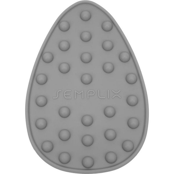 Semplix Bügeleisenunterlage - Mini aus Silikon grau 10,5 x 15,5 cm