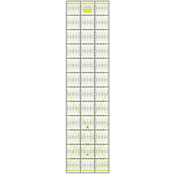 Semplix Lineal - Patchwork-Quiltlineal 60 x 15 cm gelb