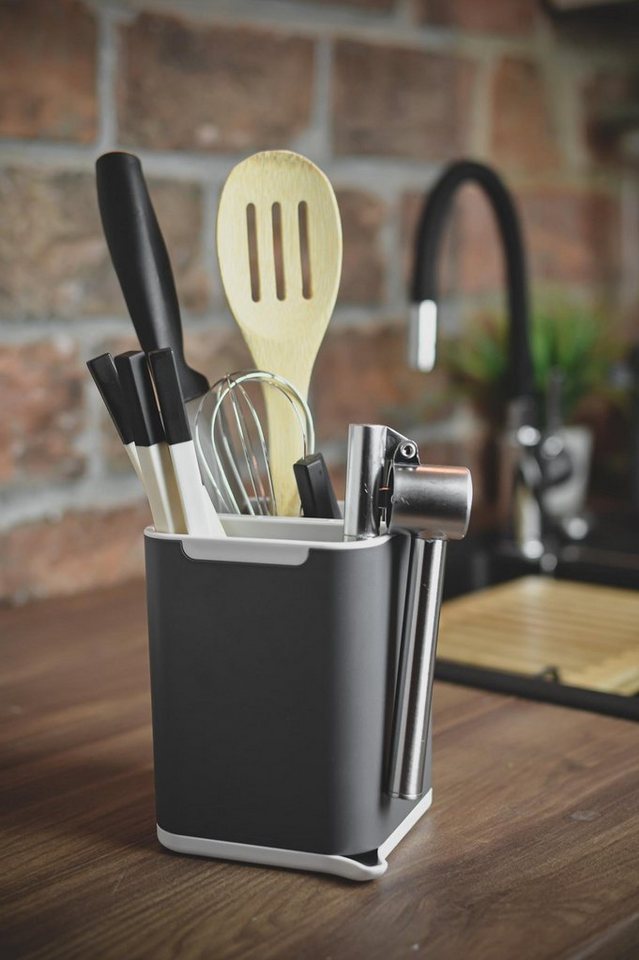 Sendez Besteckhalter Utensilienhalter Küchenutensilienhalter, (2-tlg) – Bild 3 von 5