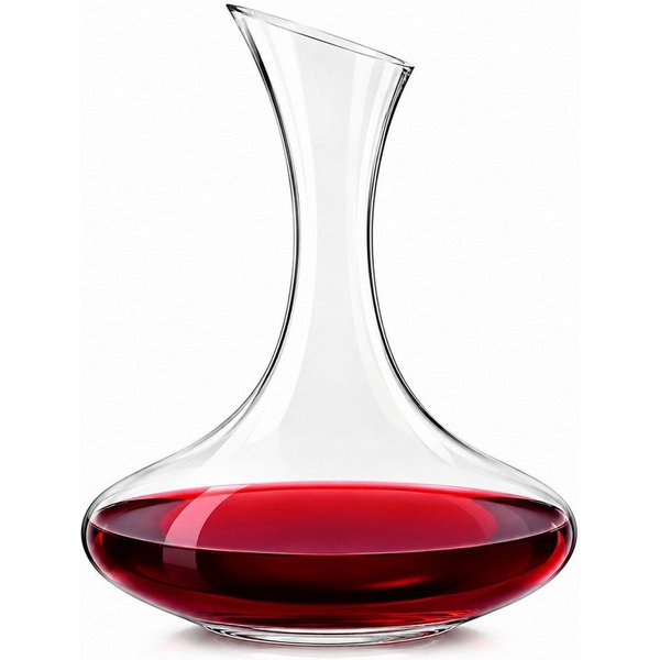 Sendez Dekanter Weinkaraffe 1,5 Liter Dekantier Glaskaraffe Karaffe Glas, (1-tlg)
