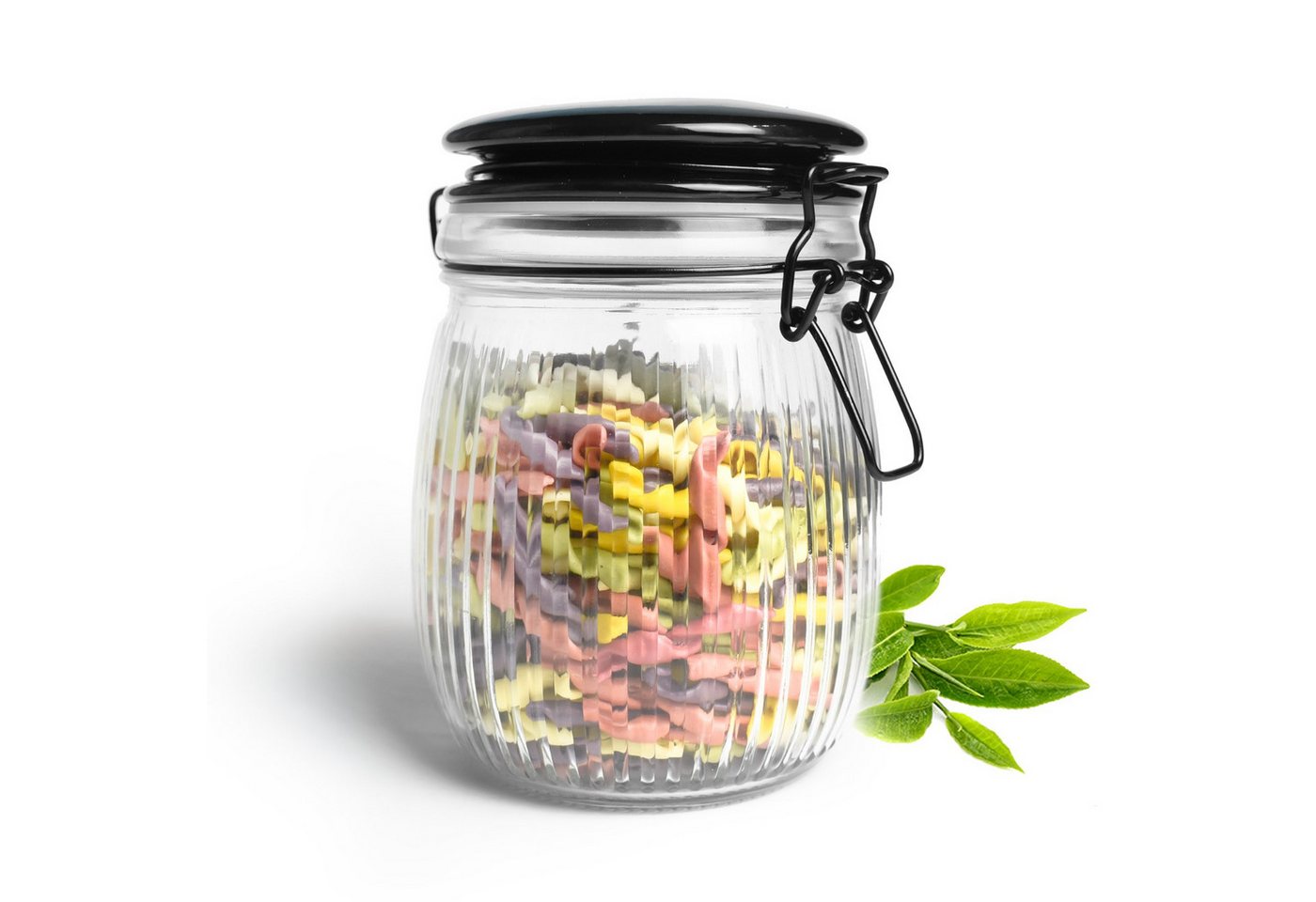 Sendez Einmachglas 6 Einmachgläser 720ml mit Keramikdeckel Vorratsgläser Vorratsgefäß, Glas, (6-tlg) – Bild 5 von 5