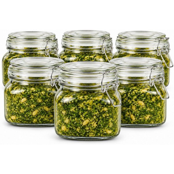 Sendez Einmachglas 6x500ml Bügelverschluss Einmachgläser Vorratsglas, Glas, (6-tlg)