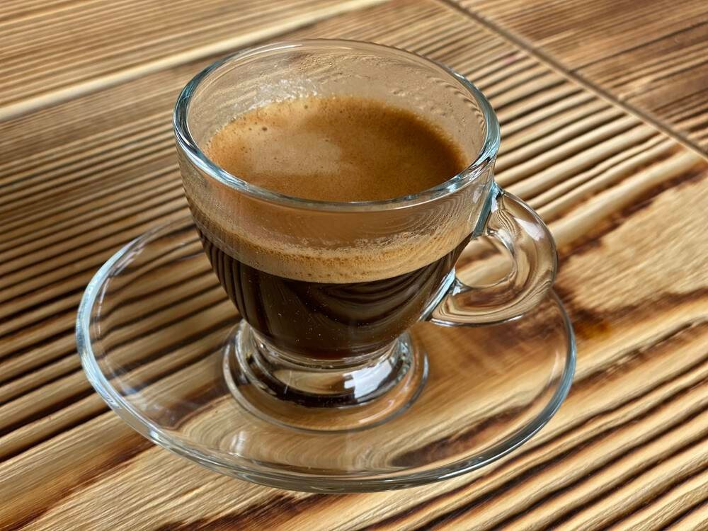 Sendez Espressotasse 6 Espresso Gläser 85ml mit 6 Unterteller Tasse 12tlg Espressoglas, 12-tlg., Glas – Bild 2 von 3