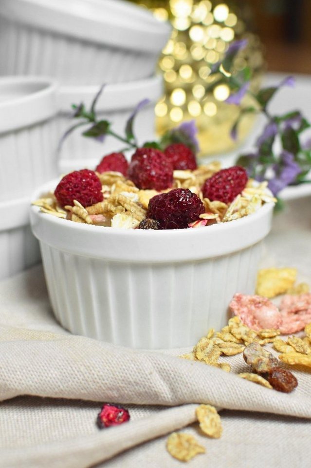 Sendez Soufflée-Form 6x Soufflé Förmchen aus Keramik Ø9 Crème-Brûlée Schälchen, Keramik, (6-St) – Bild 4 von 4