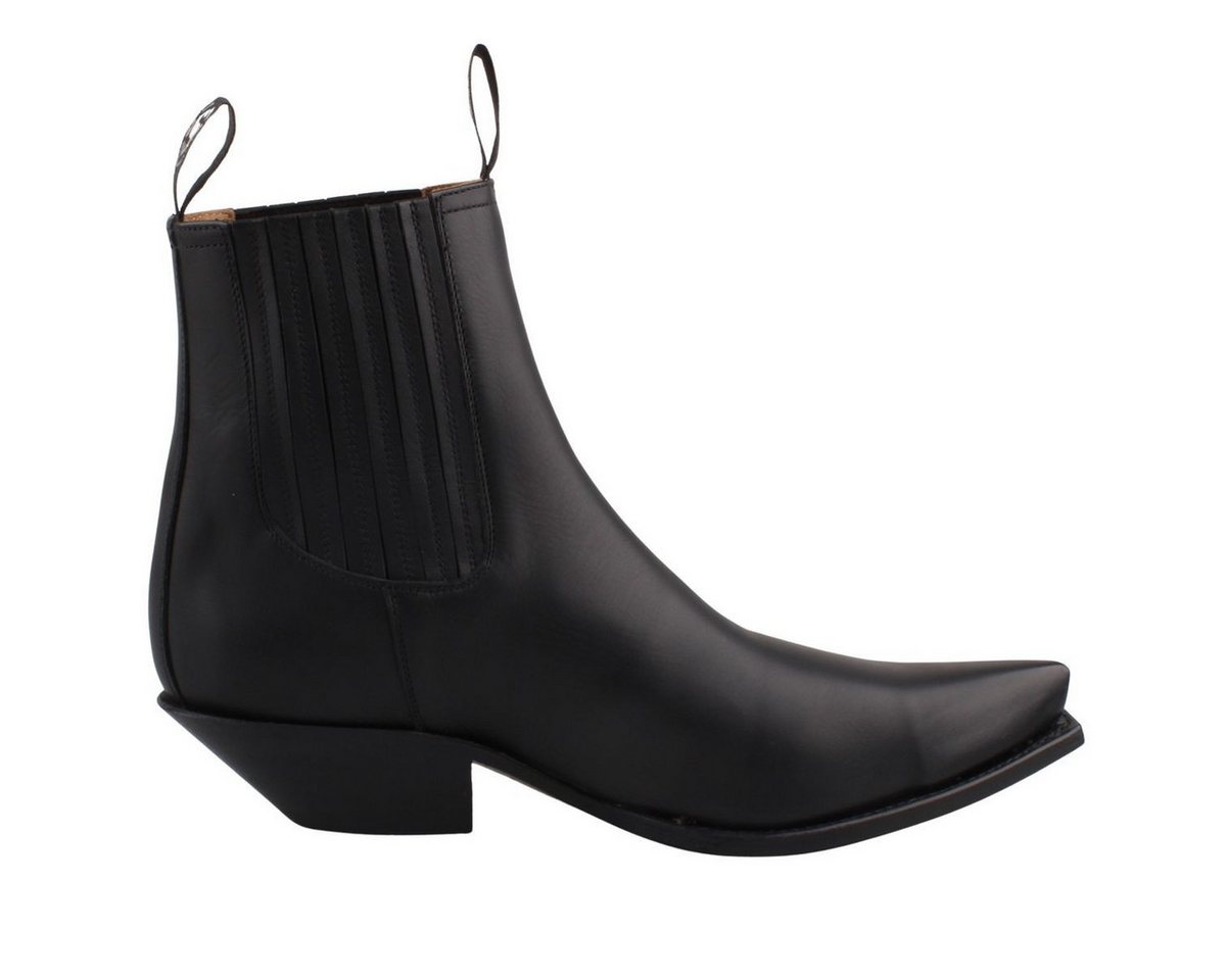 Sendra Boots 1692-Pull Oil Negro Stiefelette Western-Kurzstiefel mit rahmengenähter Ledersohle – Bild 2 von 5