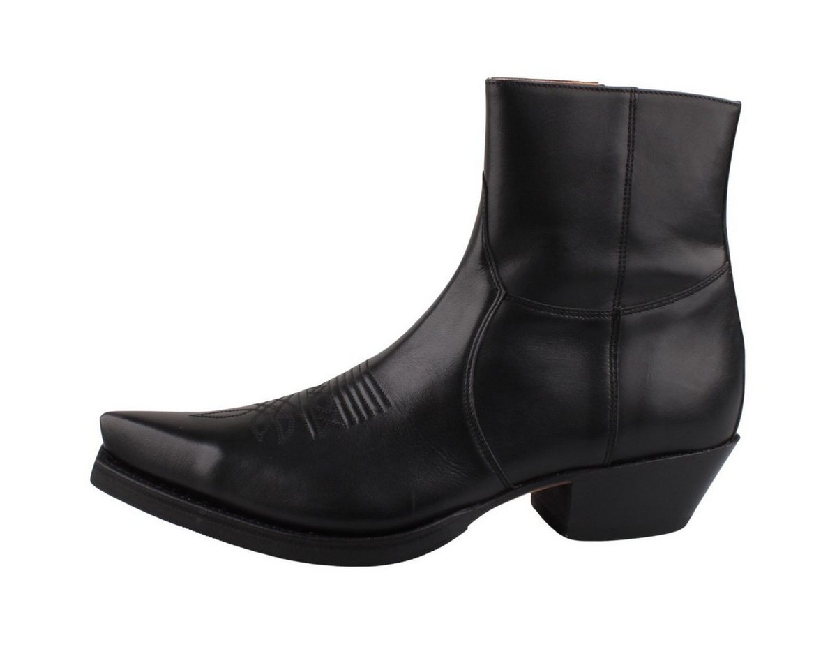 Sendra Boots 7826-Pull Oil Negro Stiefelette Leder-Kurzstiefel mit rahmengenähter Ledersohle – Bild 3 von 5