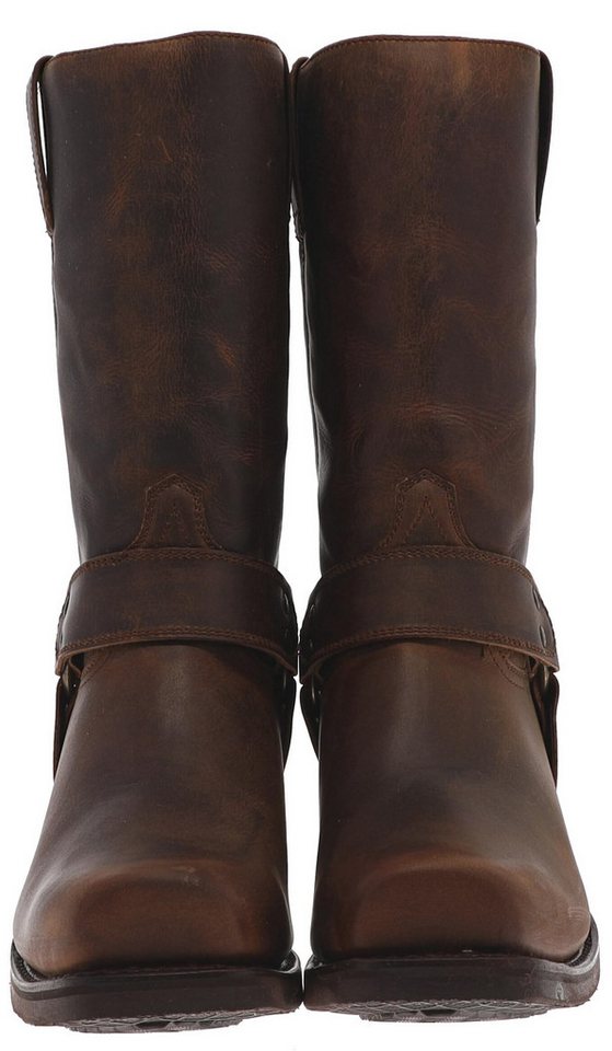 Sendra Boots BLUES 9809 Braun Bikerboots Rahmengenäht Unisex Bikerstiefel, Thinsulate Insulation – Bild 3 von 5