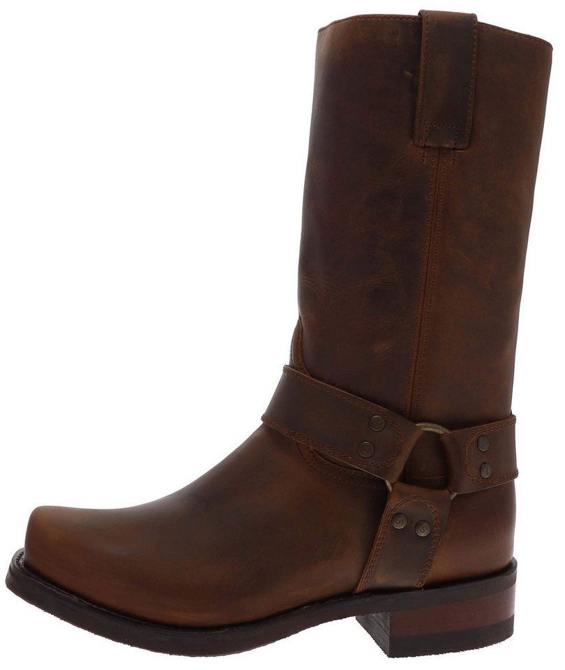 Sendra Boots BLUES 9809 Braun Bikerboots Rahmengenäht Unisex Bikerstiefel, Thinsulate Insulation – Bild 5 von 5