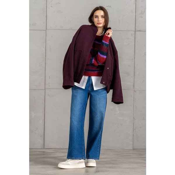 SENSES.THE LABEL Bomberjacke mit Elastikbündchen