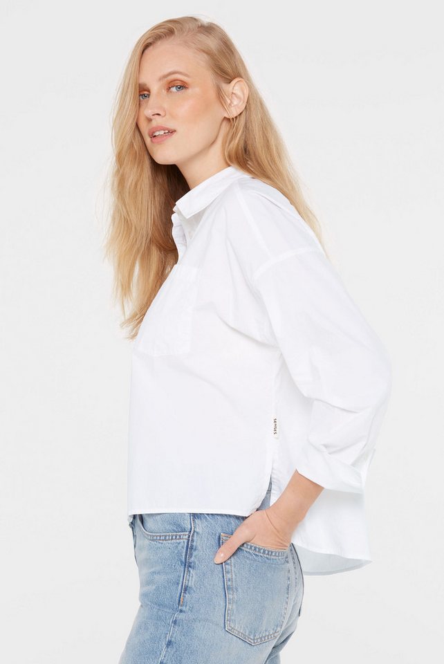 SENSES.THE LABEL Langarmbluse mit Seitenschlitze – Bild 5 von 5