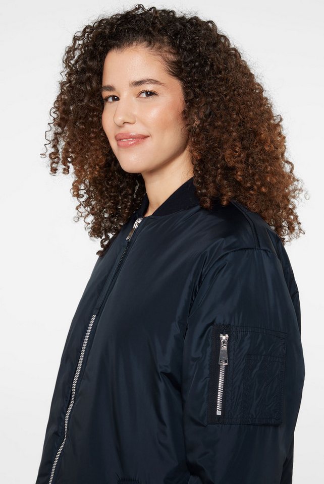 SENSES.THE LABEL Langjacke mit Two-Way-Zipper – Bild 5 von 5