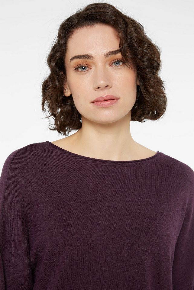 SENSES.THE LABEL Rundhalspullover mit Rollsäumen – Bild 5 von 5