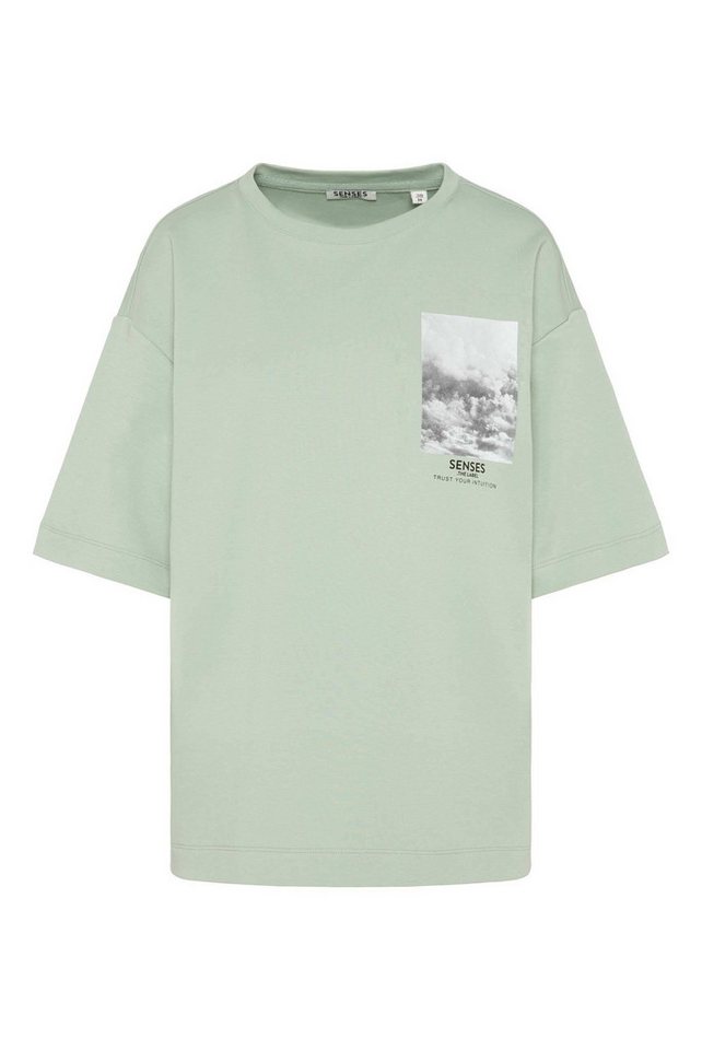 SENSES.THE LABEL Rundhalsshirt aus Baumwolle – Bild 2 von 5
