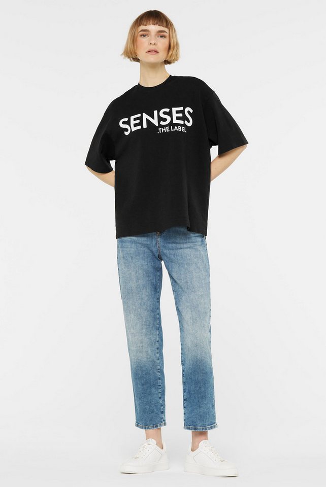 SENSES.THE LABEL Rundhalsshirt aus Baumwolle – Bild 4 von 5