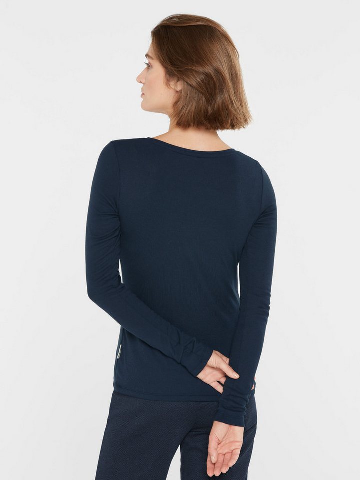 SENSES.THE LABEL Rundhalsshirt in softer Haptik – Bild 5 von 5