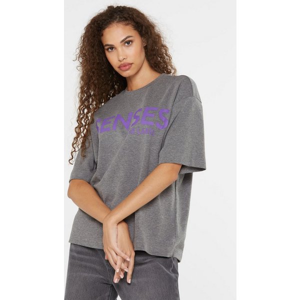 SENSES.THE LABEL Rundhalsshirt mit Baumwolle