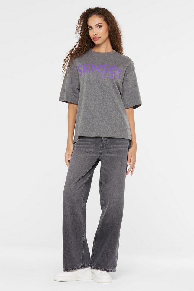 SENSES.THE LABEL Rundhalsshirt mit Baumwolle – Bild 4 von 5