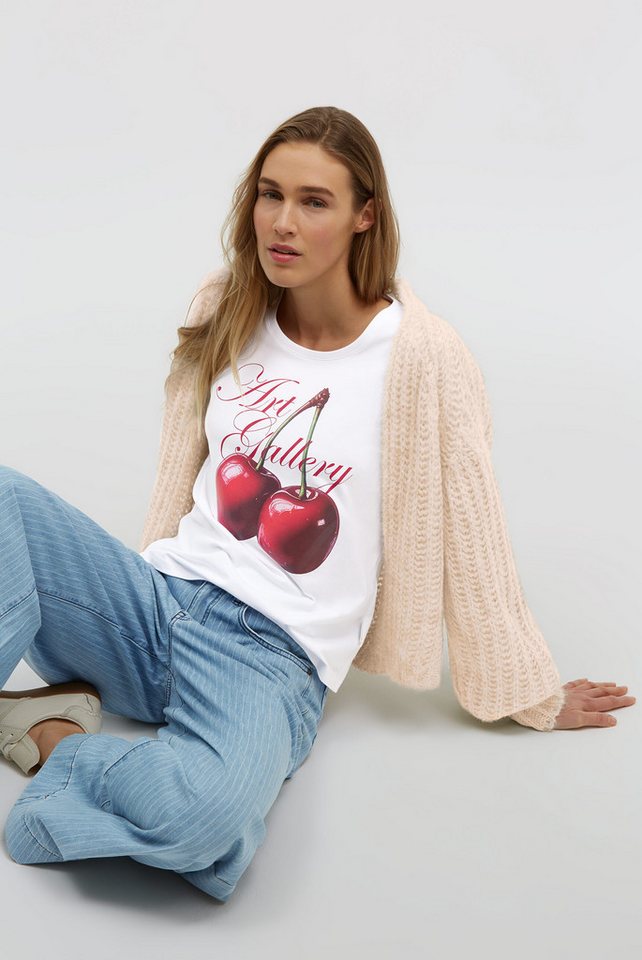 SENSES.THE LABEL Rundhalsshirt mit Baumwolle – Bild 3 von 5