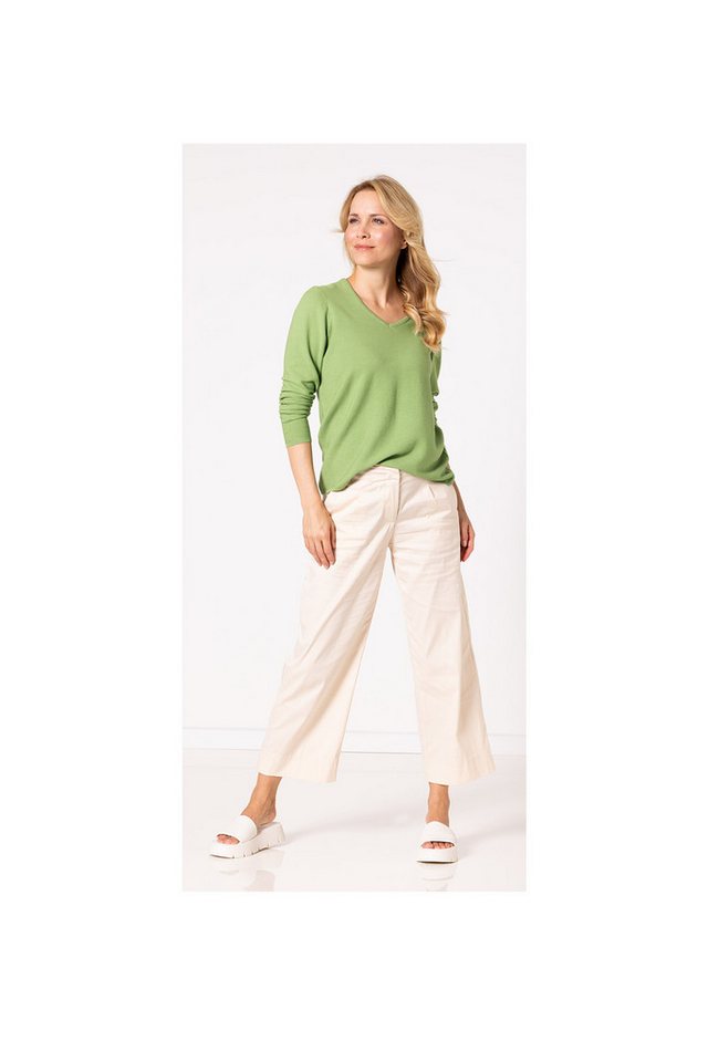 SER V-Ausschnitt-Pullover Pullover Feinstrick mit Struktur W9240200 – Bild 5 von 5