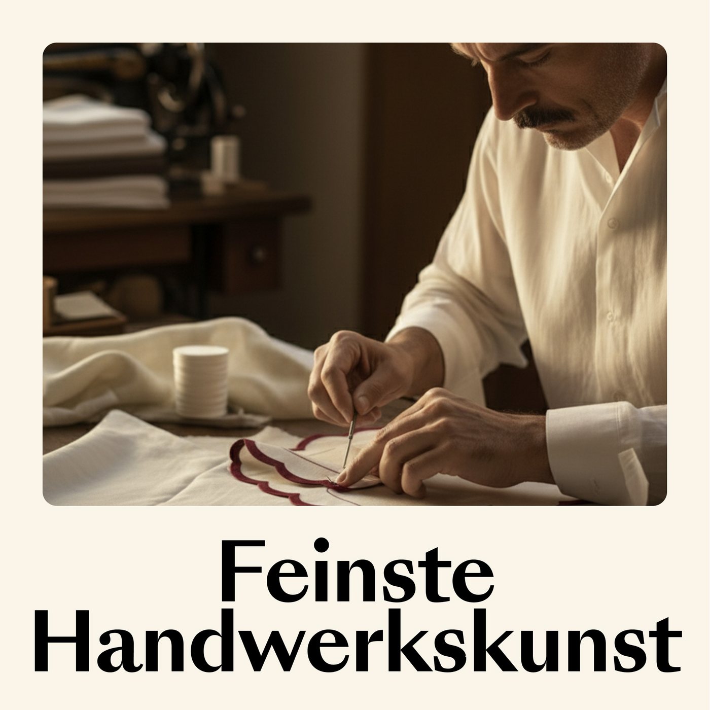 Seralino Stoffserviette 100% Bio-Baumwolle, (Set, 12 St., Wiederverwendbar), 40x40 cm & 45x45 cm – Bild 3 von 5