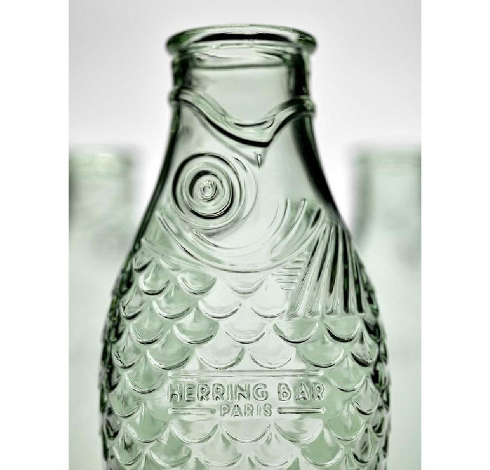 Serax Karaffe Flasche 0,85 l Fish & Fish grün, (1-tlg), Flasche, 0,85 l, Glas, grün – Bild 3 von 4