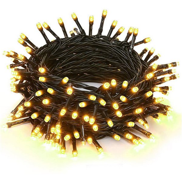 SERBASIC Lichterkette LED Innen Außen,IP44, Lichtervorhang mit 8 Modi & Timer,Weihnachtsdeko, Weihnachtsbeleuchtung für Garten, Fenster & Baum Deko