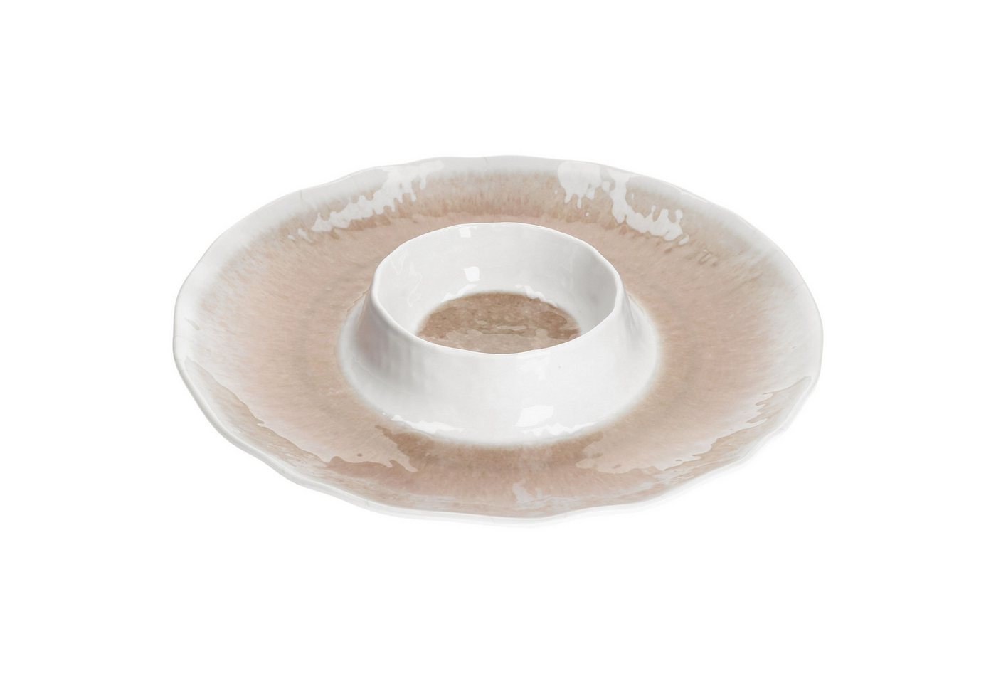 MamboCat Servierplatte MamboCat JO Servierplatte Ø35,5cm Snack- & Dipplatte Melamin braun, Melamin – Bild 2 von 5