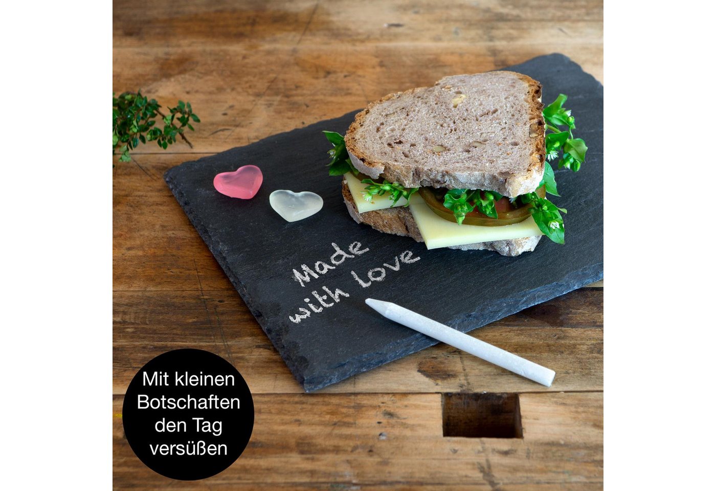 Moritz & Moritz Servierplatte Moritz & Moritz 6x Schieferplatte S – Bild 5 von 5