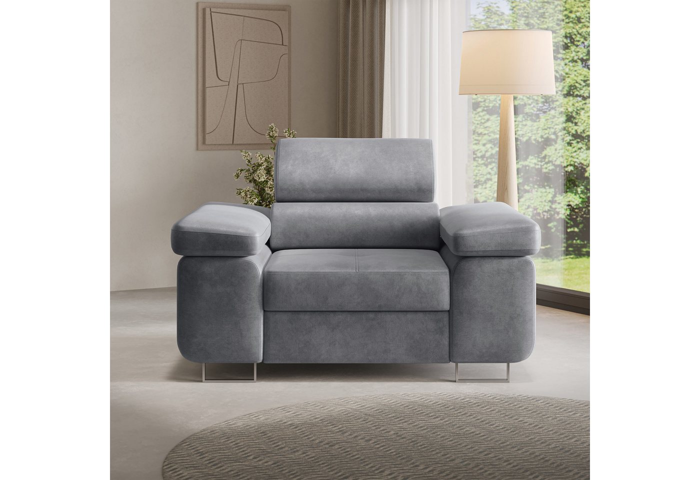 Masseno Sessel Masseno Polstersessel CALVO M, Loungesessel ergonomisch – Bild 4 von 5