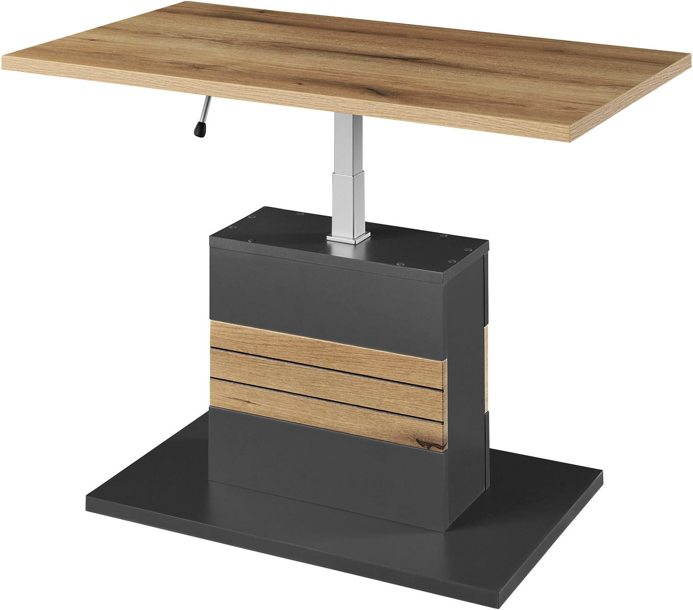 set one by Musterring Couchtisch Quincy (1-St), Stufenlos höhenverstellbar, in 2 Farbvarianten, 95 × 55 cm – Bild 5 von 5