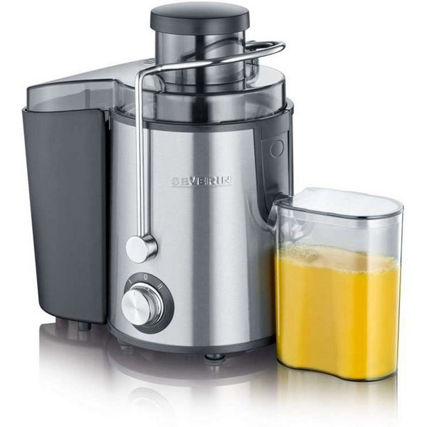 Severin Entsafter ES 3566 Entsafter, 400 W, 2 Geschwindigkeitsstufen, Edelstahl-Saftauslauf mit Tropfstopp
